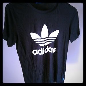 Adidas black womens shirt